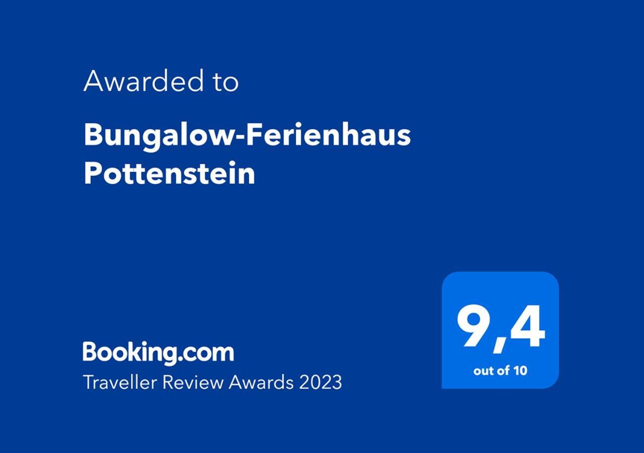 Bungalow-Ferienhaus Pottenstein Kültér fotó